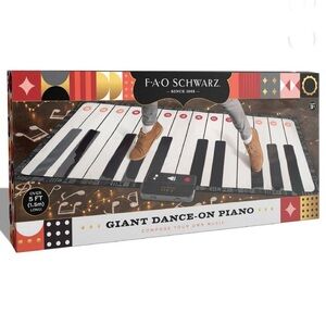 FAO Schwarz Interactive Giant Dance Piano mat 5ft long